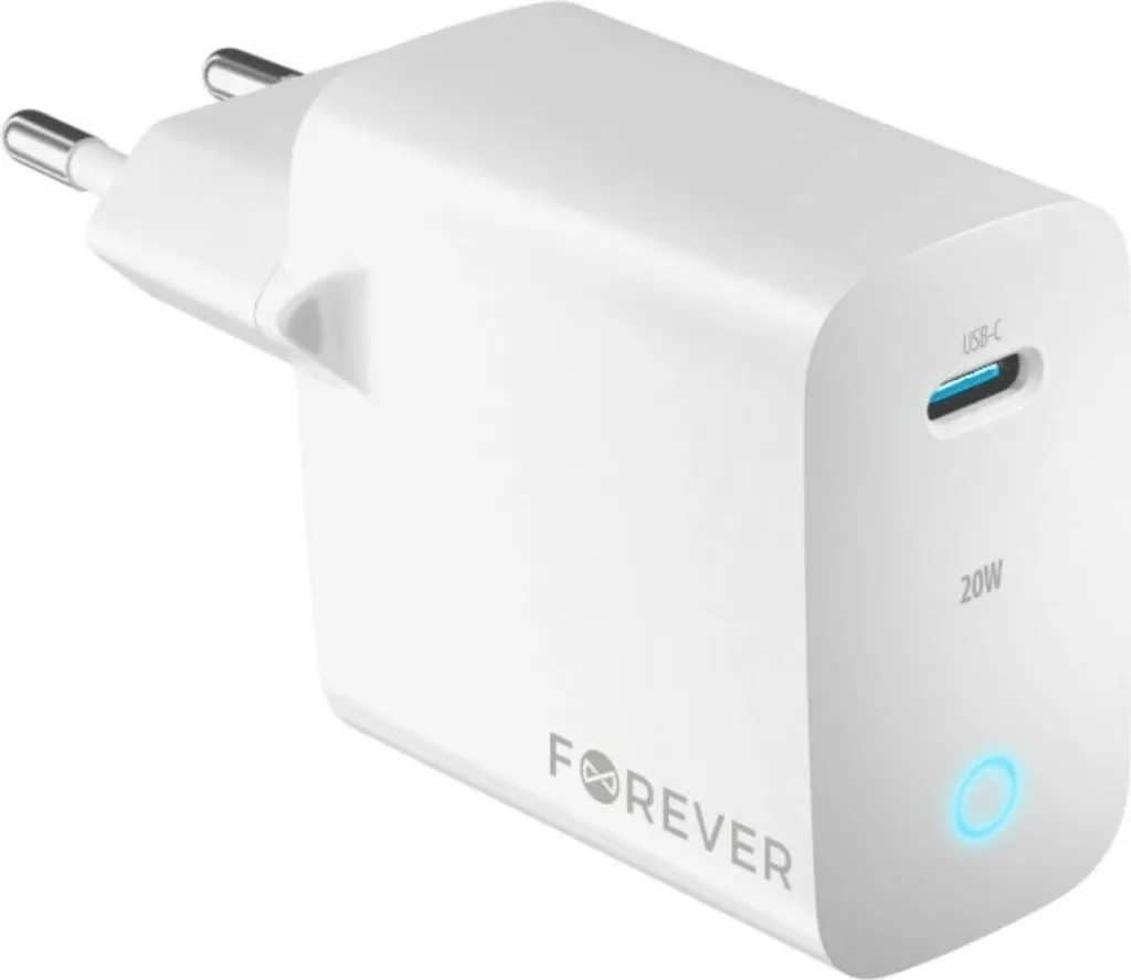 Caricabatterie Viaggio 30W USB-C PD QC | Leggero e Universale Bianco