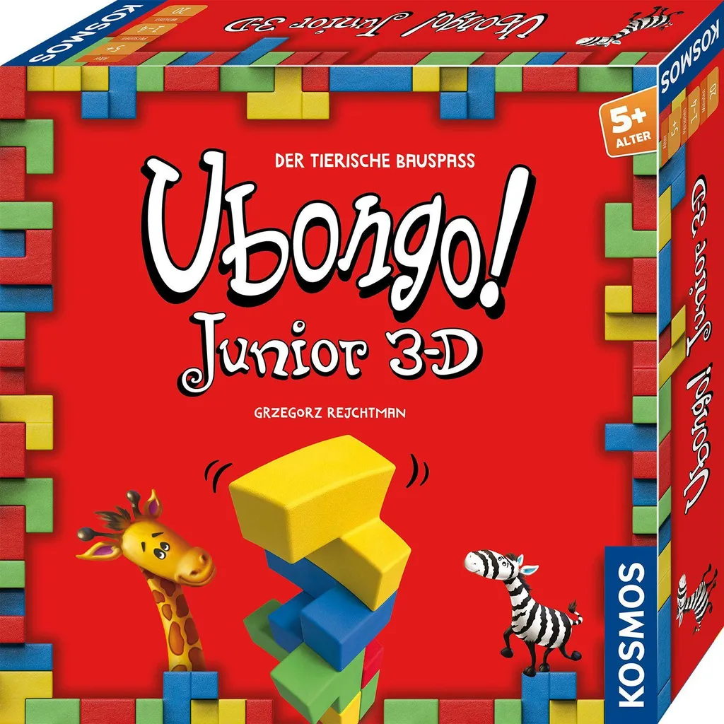 KOSMOS Ubongo ! Junior 3D Jeu de Pose et Casse-Tête Enfant Dès 5 Ans 683436