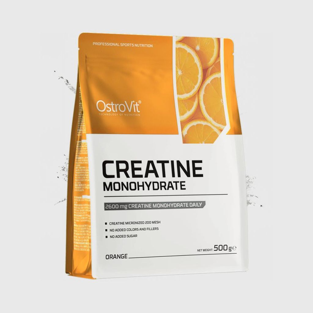 Creatine Monohydrate - flavoured (500g) Orange Produktbild 