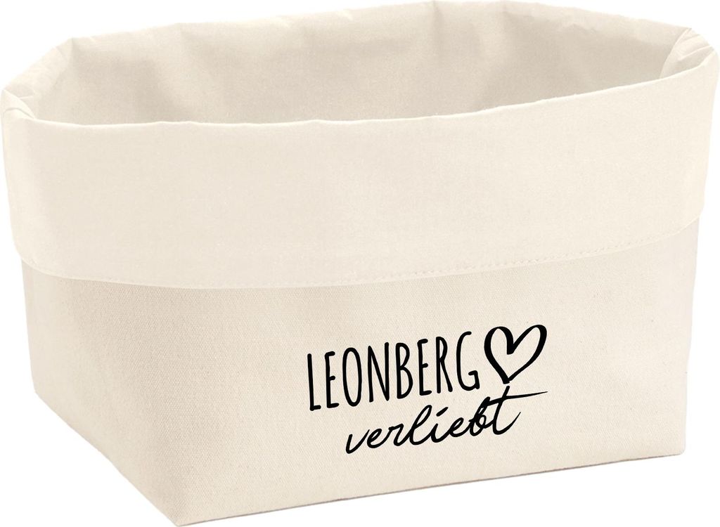 Huuraa Organizer Leonberg verliebt 8 Liter Large Canvas Baumwolle Utensilo Geschenkidee