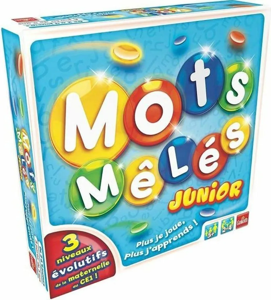 Jeu Mots Mêlés Junior Goliath pour Captiver l'Attention de l'Enfant
