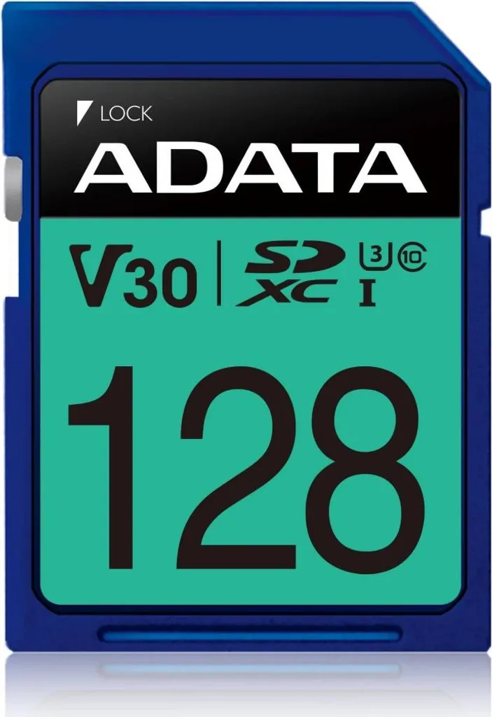 Carte mémoire ADATA ASDX128GUI3V30S-R 128 Go SDXC UHS-I Classe 10 V30