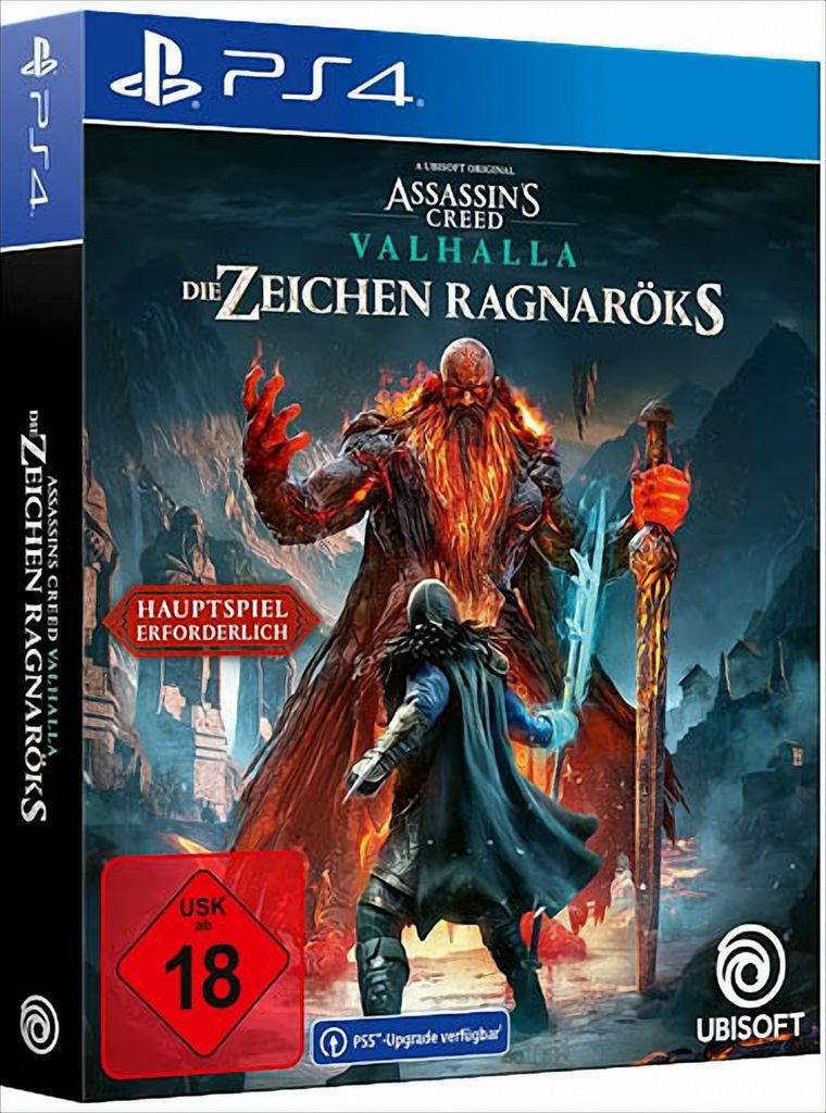 Assassin's Creed Valhalla: Die Zeichen Ragnar”ks Erweiterung Hauptspiel ben”tigt - Code in a box PS4-Spiel