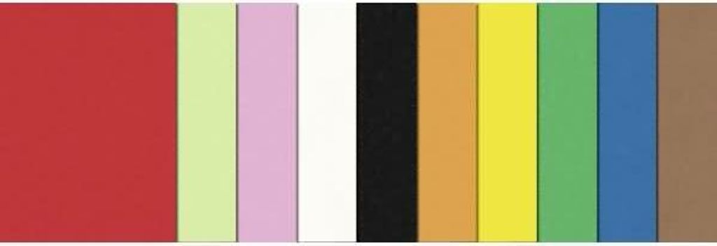 Moosgummi 2mm 20x30cm VE=20 Bogen 20 Farben sortiert