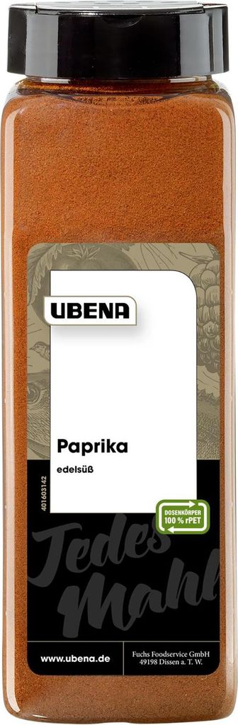 UBENA 712231008 UBENA Paprika edelsüss Gewürz, 500,0 g Zdjęcie produktu 