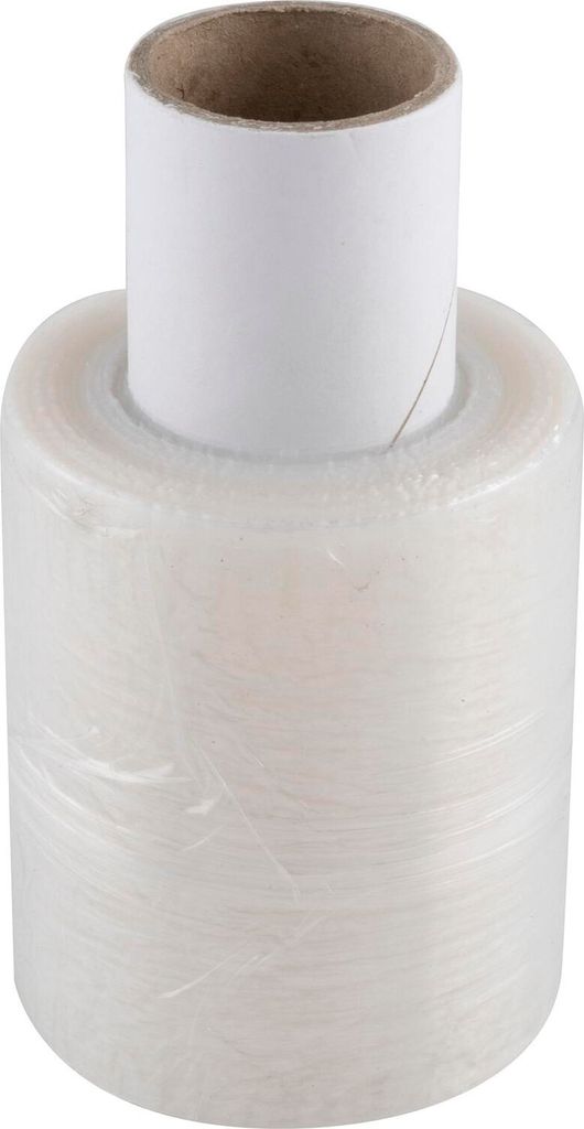 Wickelfolie, Type 770523, Stretchfolie Verpackungsfolie Schutzfolie, schützt bindet bündelt, transparent, 50 mm Breite, 23 my Stärke, 150 m Län...