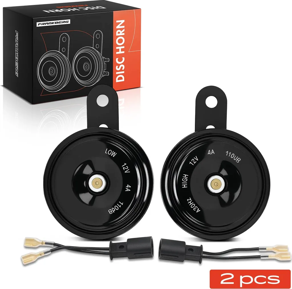 Paire de Klaxons 12V Haute Performance pour Hyundai Kia - Son Puissant