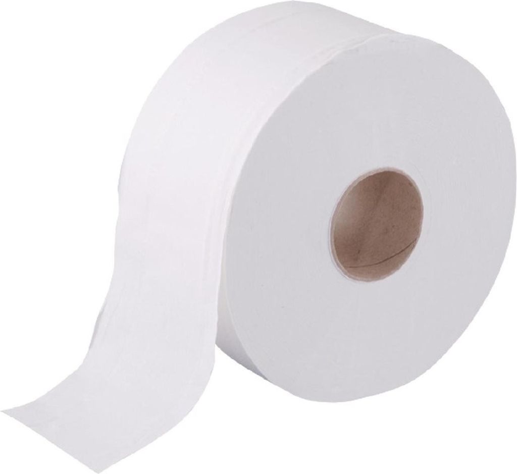 Toilettenpapier Mini Jumbo von Jantex - 2 lagig - 12 Rollen - Jumborollen