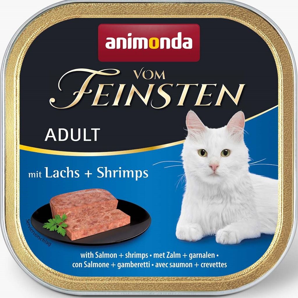 Animonda Vom Feinsten Adult z łososiem i krewetkami 100gx32 Zdjęcie produktu 