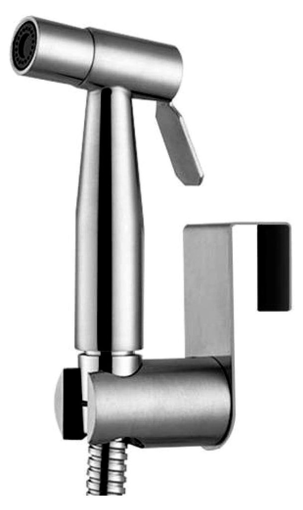 Tragbarer TravelSprayer for Anschluss an den Wasserhahn-Mischhahn in der Hand – Hochdruck-Sprühpistole aus Edelstahl mit kompletter Kupfer-T-Hal...