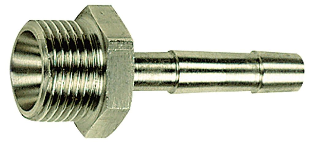 Riegler Einschraubschlauchtülle, R1/2 a., Schlauch LW 19, SW24, ES 1.4571