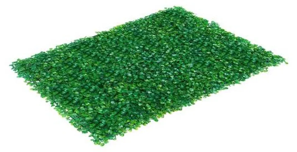 Décoration murale extérieure buis artificiel 60x40 cm pour balcon et jardin