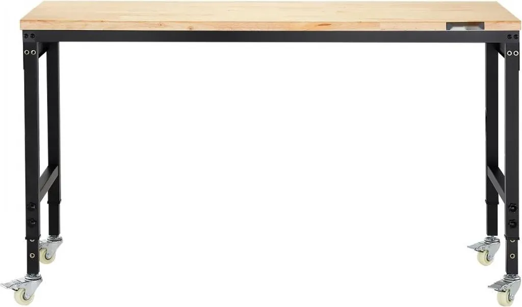 Poste de travail réglable pour atelier 907kg - Établi 152cm avec prises - 11