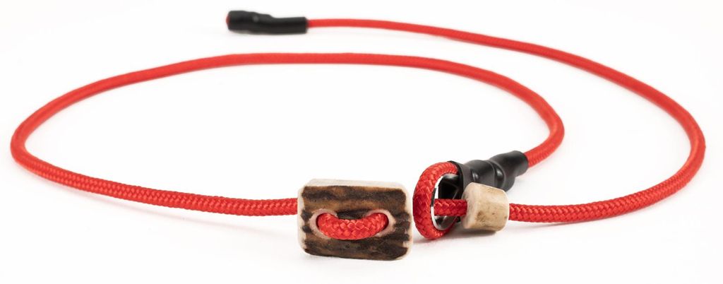 Mystique Field trial Kurzführer 4mm mit Zugbegrenzung 80cm rot
