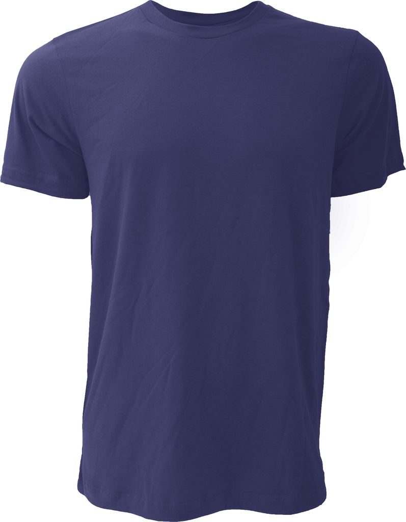 Canvas Uni Jersey T-Shirt, Kurzarm BC163 (2XL) (Marineblau)