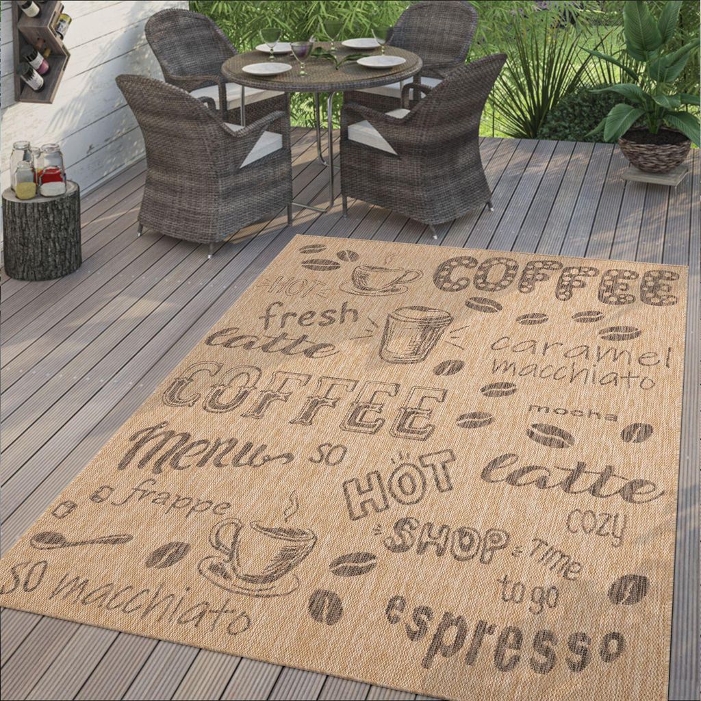 TT Home In-& Outdoorteppich Wetterfest Terrasse Küche Produktbild 