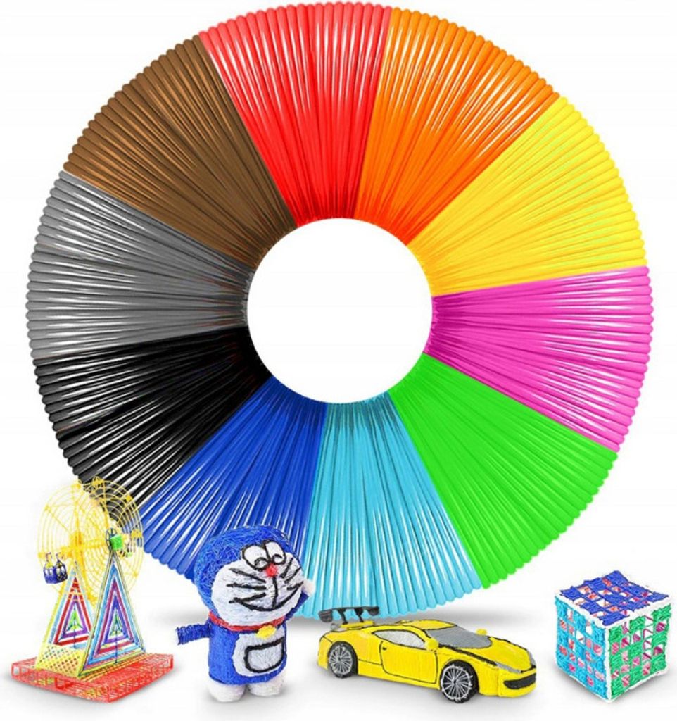 náplně do 3D pera 40 barev 200 metrů, 3D pero Filament PLA Obrázek produktu 6