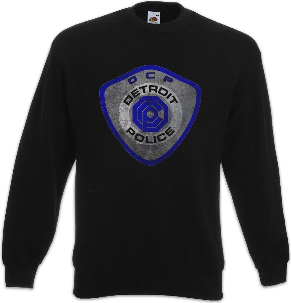 Urban Backwoods Detroit Police Logo, Sweatshirt, Farbe: Schwarz, Größe: M