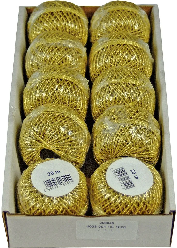 Cordonnet Doré 1mm Haute Qualité Goldina 4008 - Bobine 20m Multi-usages
