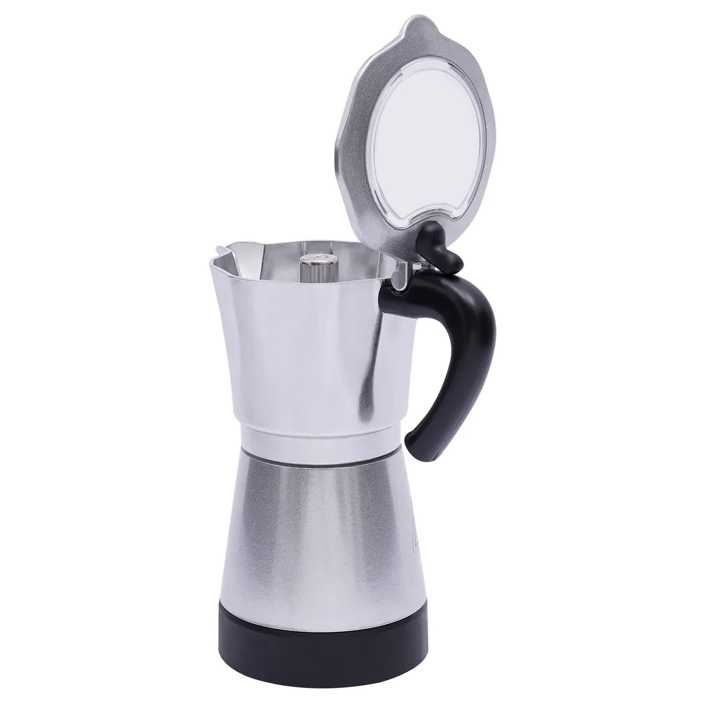 Machine à Café Espresso Électrique 6 Tasses - Idéal Petit Déjeuner - 7