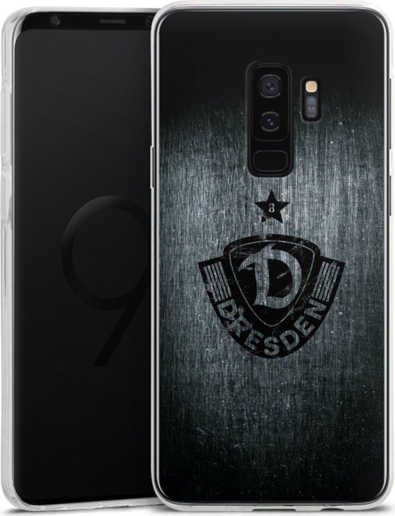 DeinDesign Handyhülle für Samsung Galaxy S9 Plus Duos Silikon Hülle Case Smartphone Schutzhülle Offizielles Lizenzprodukt SG Dynamo Dresden Vin...
