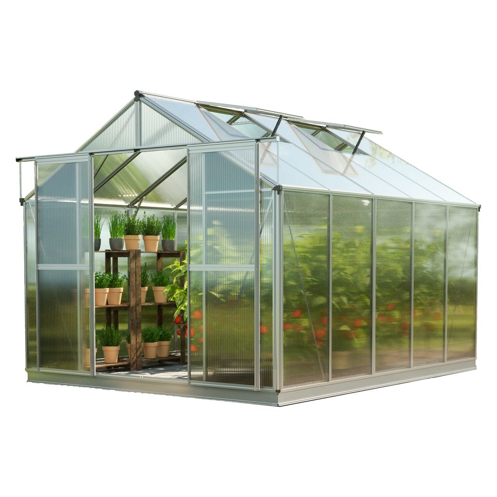 GFP Gewächshaus Topas 5 aus Alu 225x322 cm ca. 8 mm Produktbild 