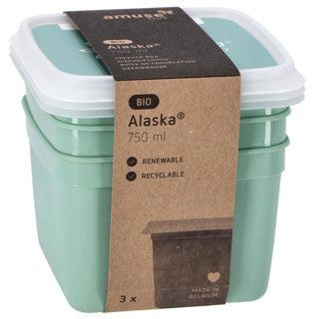Amuse Gefrierdose, Zuckerrohr-Biokunststoff, grün, 750 ml