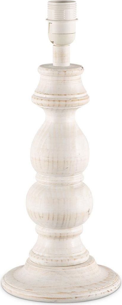 Home Sweet Home Tischleuchte Sockel Banjo 15/15/44cm - Weiß Produktbild 