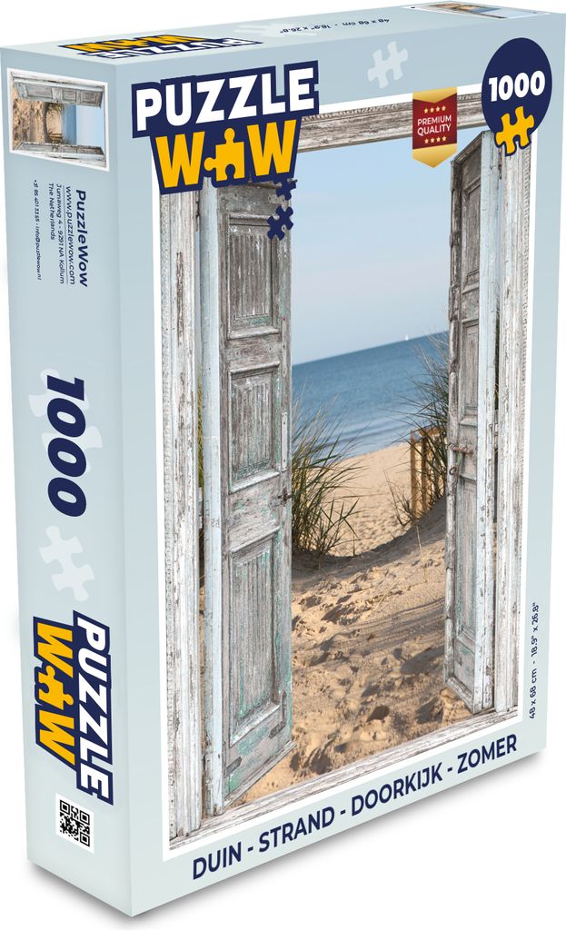 MuchoWow Puzzle 1000 Teile Düne - Strand - Aussicht - Sommer - Spielzeug - Alt und Jung - Spiele - Puzzeln