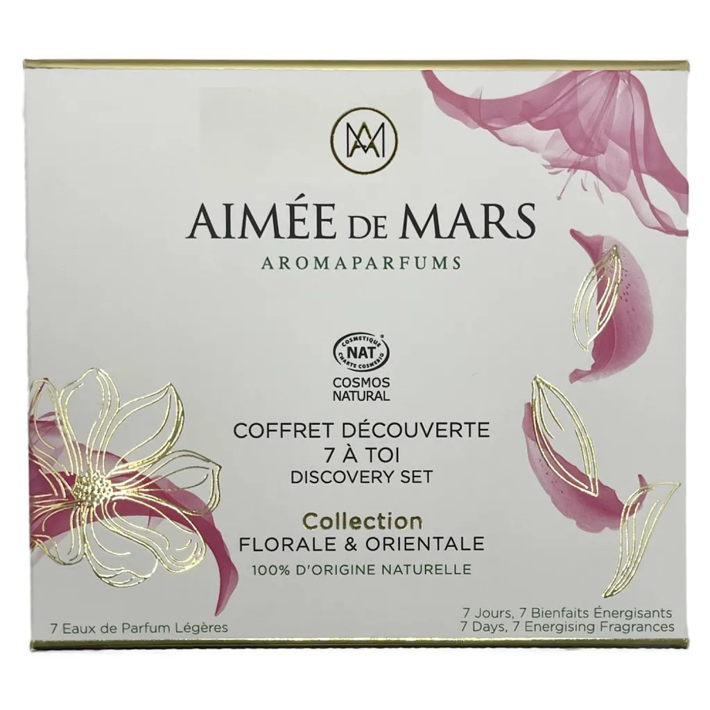 7 à toi Coffret de Parfums 100% Naturels 7x1,5ml - Kit Découverte Mixte