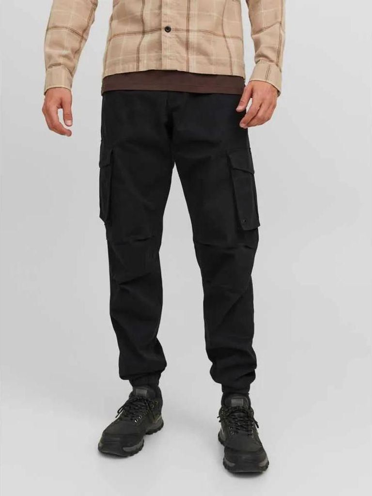 Jack & Jones Kane Noah Cuffed Cargohose Schwarz M Mann Produktbild 
