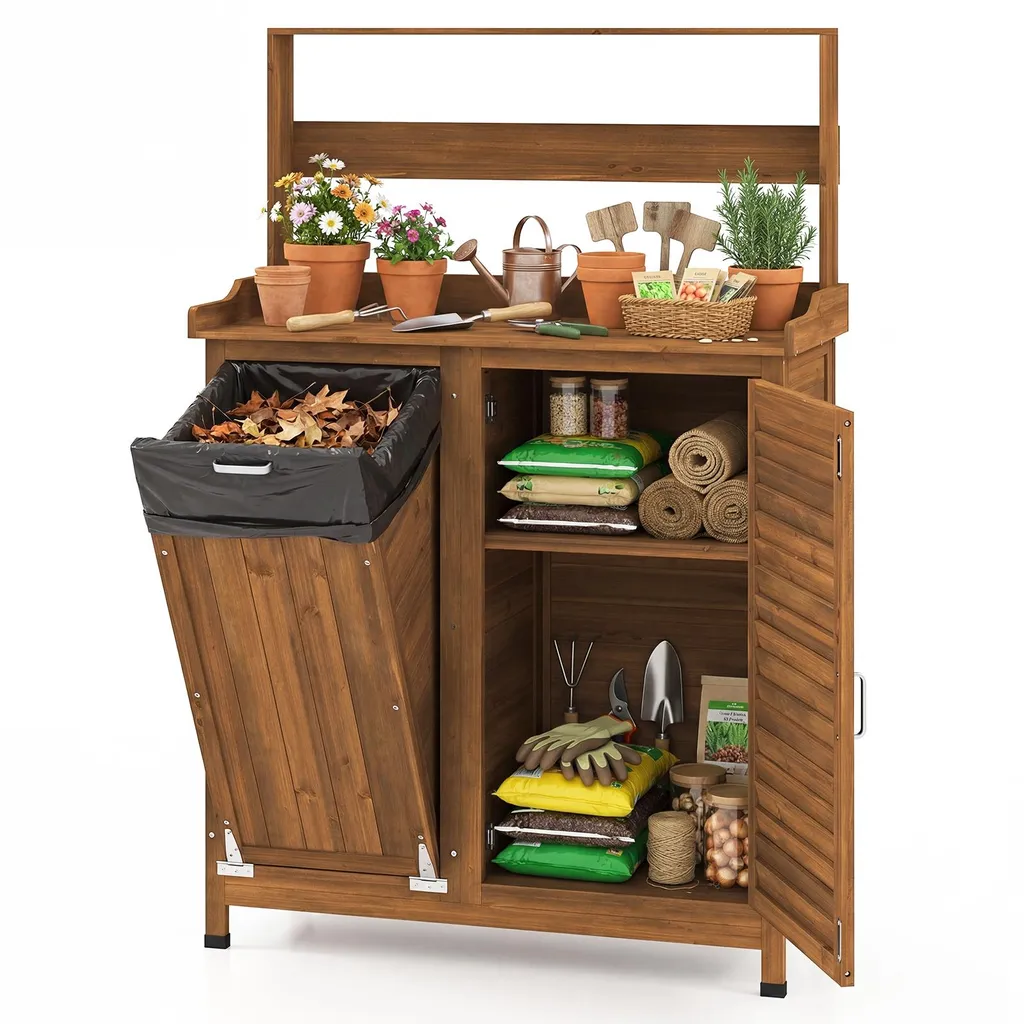 Poste de Rempotage Ergonomique 102x43cm pour Balcon et Grande Terrasse