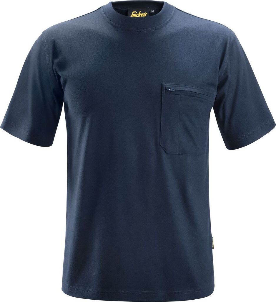 Snickers ProtecWork T-Shirt, Kl. 1, EN 1149, 14116 Navy-L