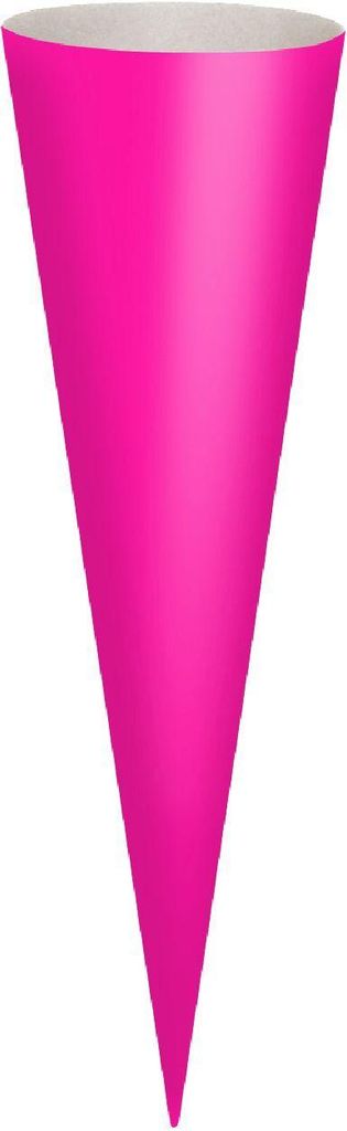 Goldbuch Bastelschultüte ohne Filzverschluss Neonpink 19x70 Produktbild 