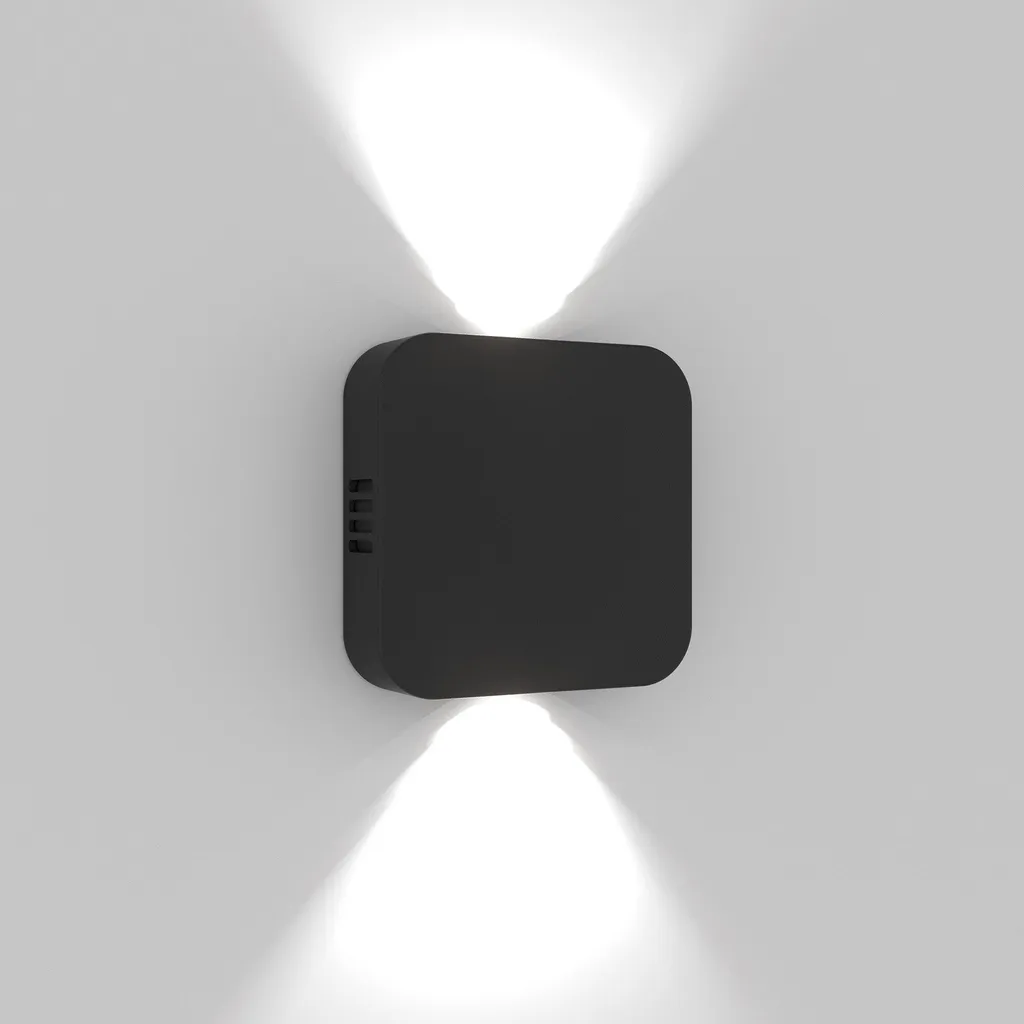 Applique extérieure IP54 Roller orientable 90° LED 3000K noir mat chic