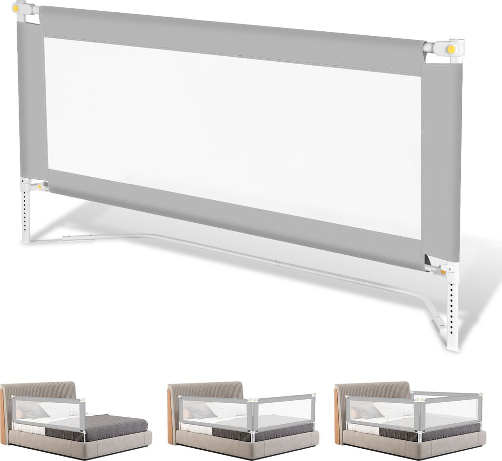 Jayseuw 180cm Barrière de lit pour enfants Barrière de lit Image du produit 