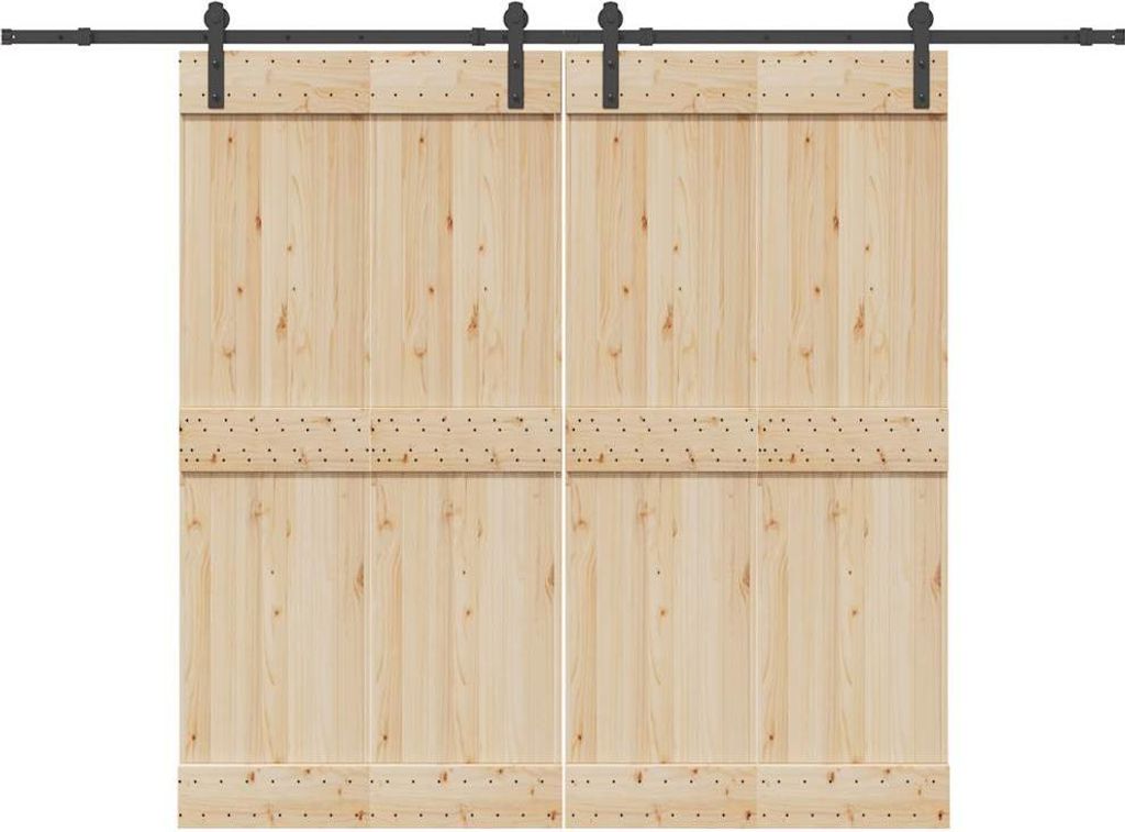 vidaXL Kit de ferrures pour portes coulissantes 427 cm Image du produit 