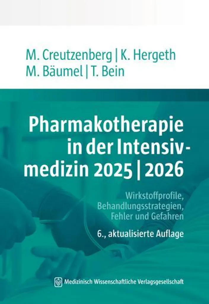 Livre Soins Intensifs 2025 2026 Pharmakotherapie pour Gardes Médicales
