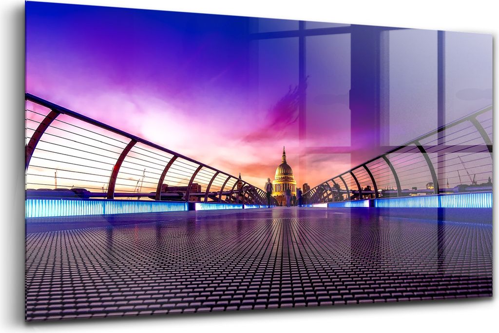 Bilder auf glas - Einteilig - Wanddekoration - Glas Bilder - 120x60 - St. Pauls Kathedrale, London