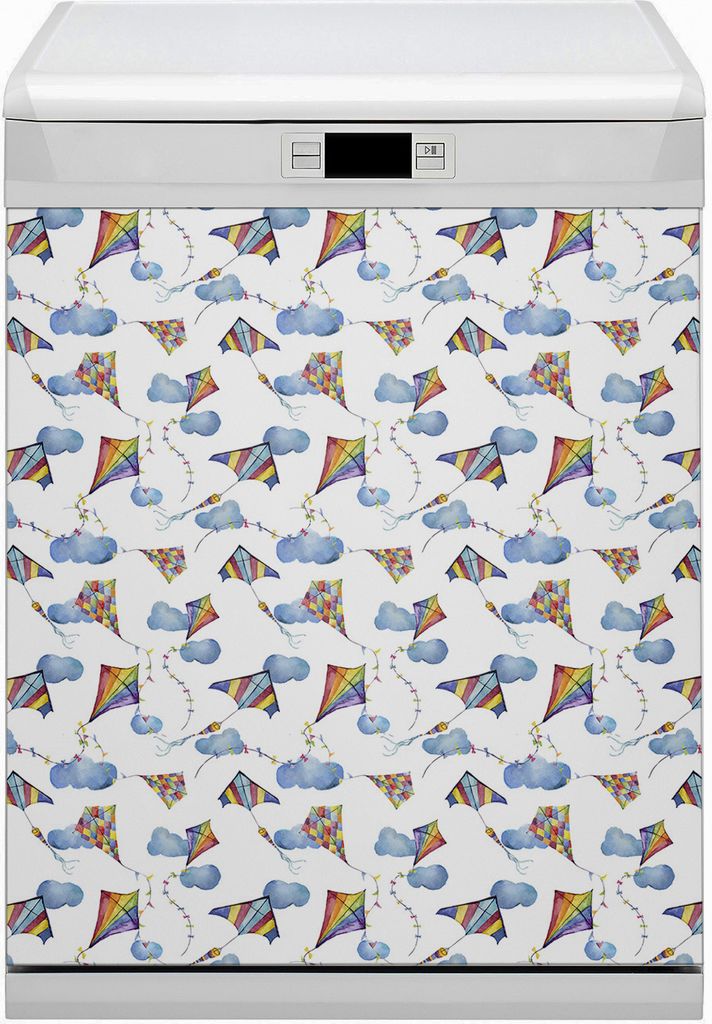 Magnetmatte Geschirrspüle Abwaschbar Küche Magnete Nachbildung 60x70 cm - Drachenwolken