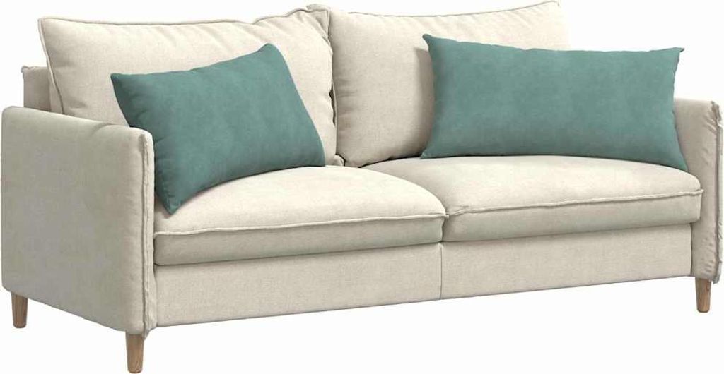 (Design 2026) Sofakissen 2 Stück Meergrün 80 x 40cm Cordstoff - Gartenmöbelauflagen HOMMIE 270496 - Gartenmöbelauflagen