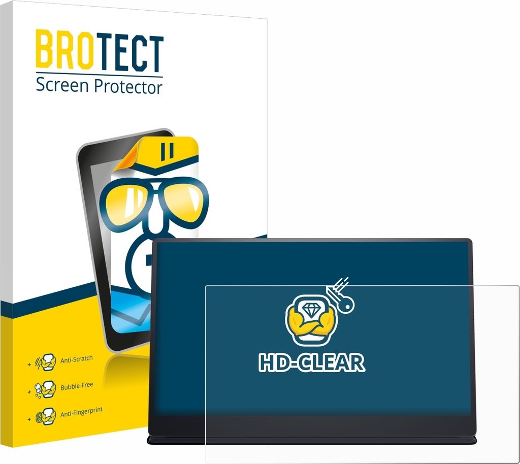 Für Dell P1424H Schutzfolie BROTECT Displayschutz Display Schutz Folie Klar Transparent