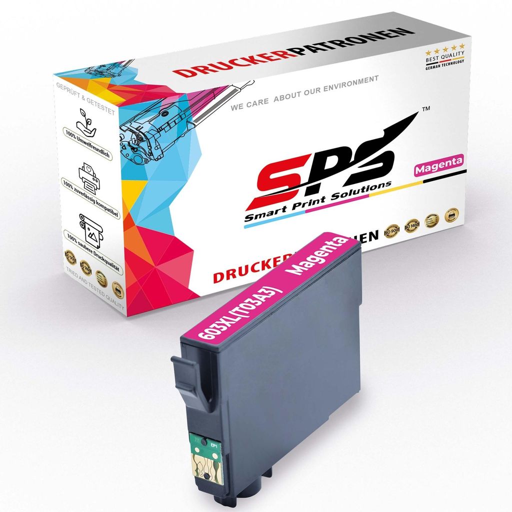 603XL Tintenpatrone Kompatibel für Epson Expression Home XP-3155 | 1x Magenta