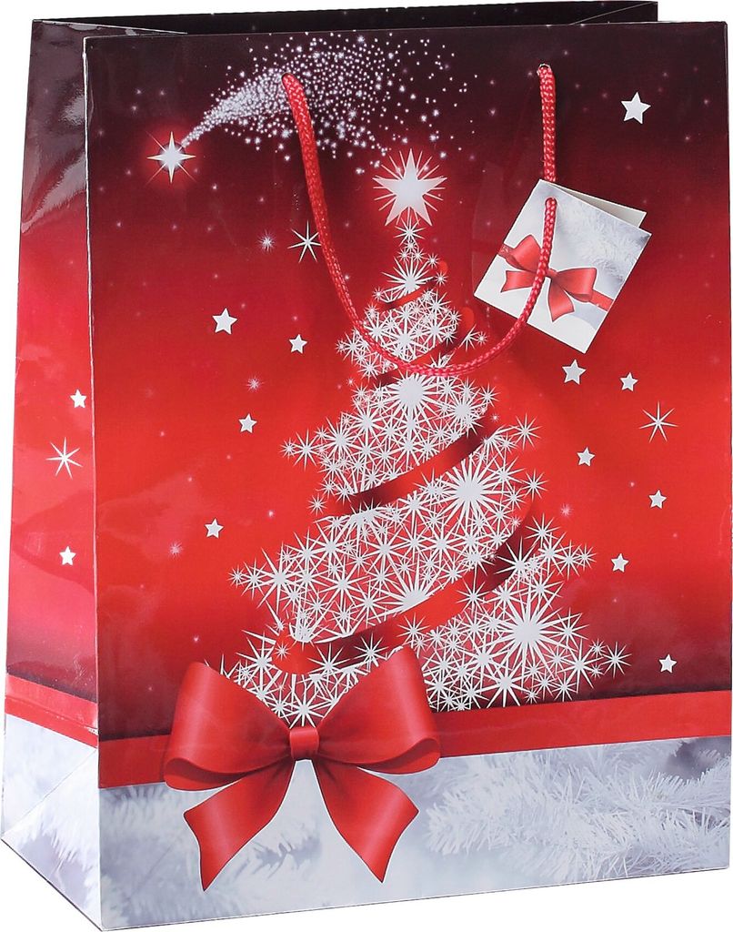 SIGEL GT022 Geschenktasche groß, Sparkling Tree, Produktbild 2