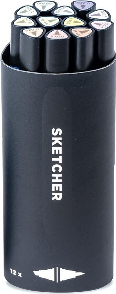 Molotow Sketcher - Pastell Kit - 12 Stk Set