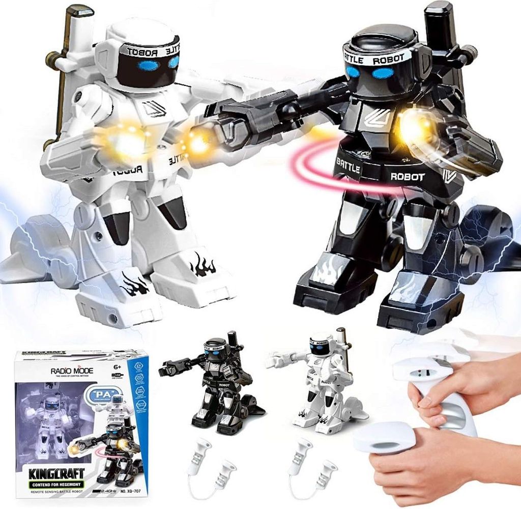 ANTCOOL2.4G RC Roboter Battle Boxing Robot (2 Stücke) Fernbedienung Kampfroboter Für Eltern Und Kinder Geschenk, Somatosensorischer Ferngesteuert...