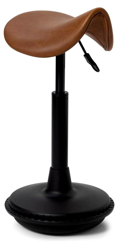 Ergonomischer Sattelhocker für das Büro | Höhenverstellbarer Wackelhocker von 43-63 cm für einen normalen Schreibtisch | Gleichgewichtshocker |...