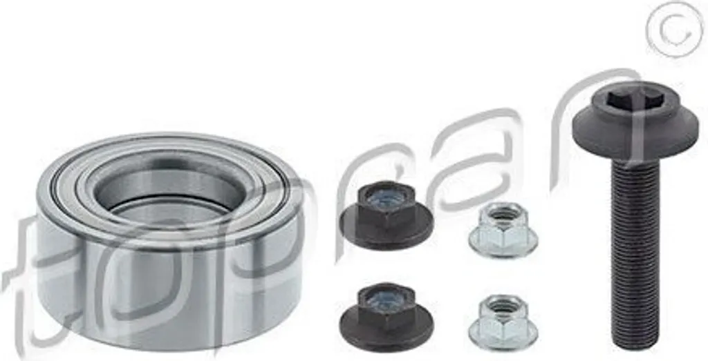 Kit roulement de roue avant Audi A4 B5 et A8 D2, remplacement OE 8D0498625A