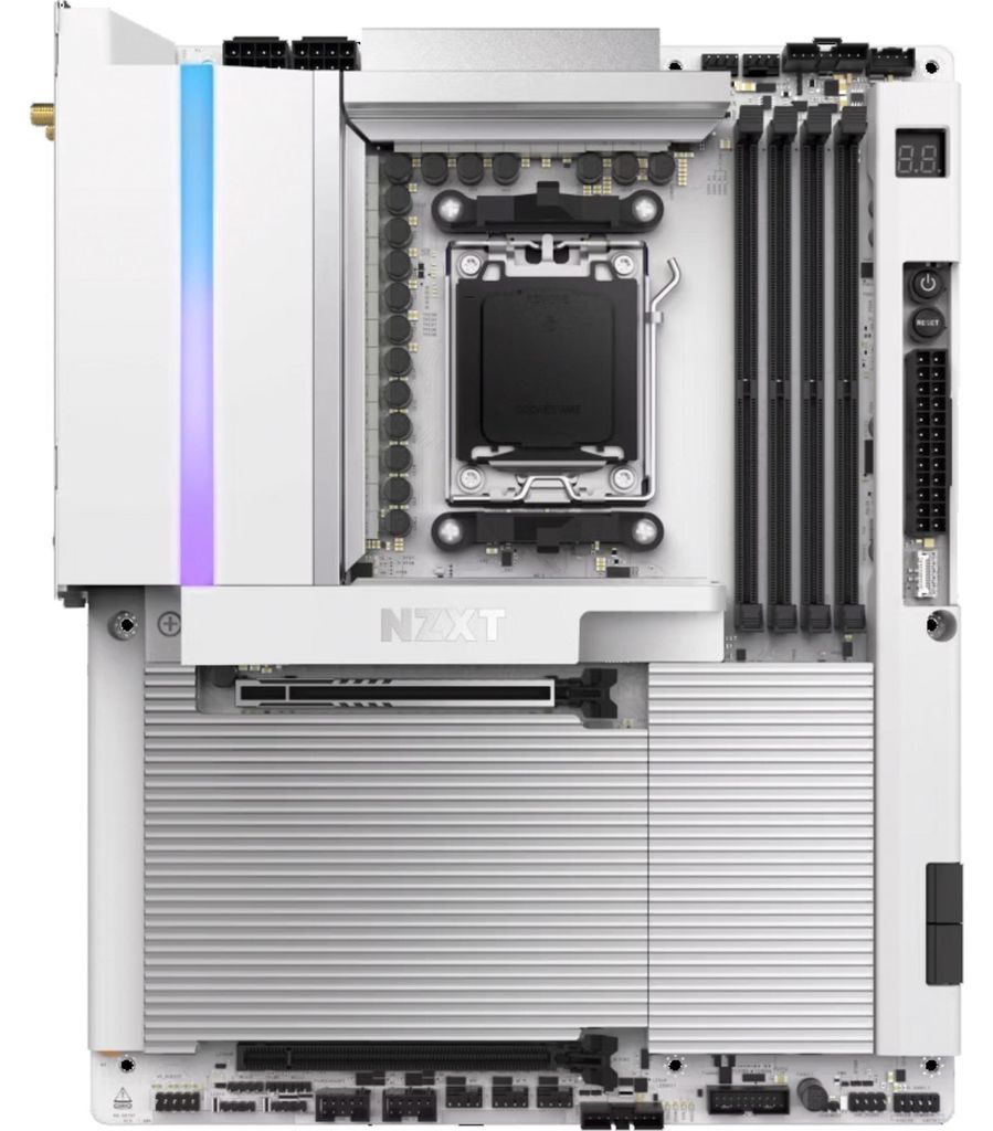 NZXT N9 X870E White, Mainboard Produktbild 