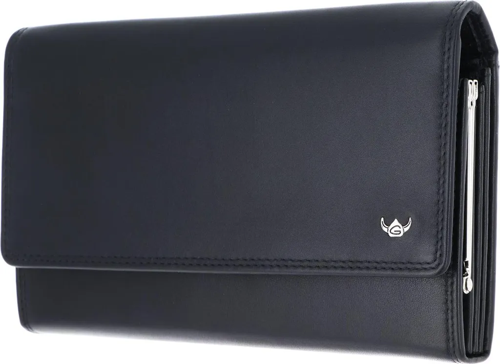 Portafoglio Golden Head Polo 2801 Nero: Eccellenza in Pelle con RFID